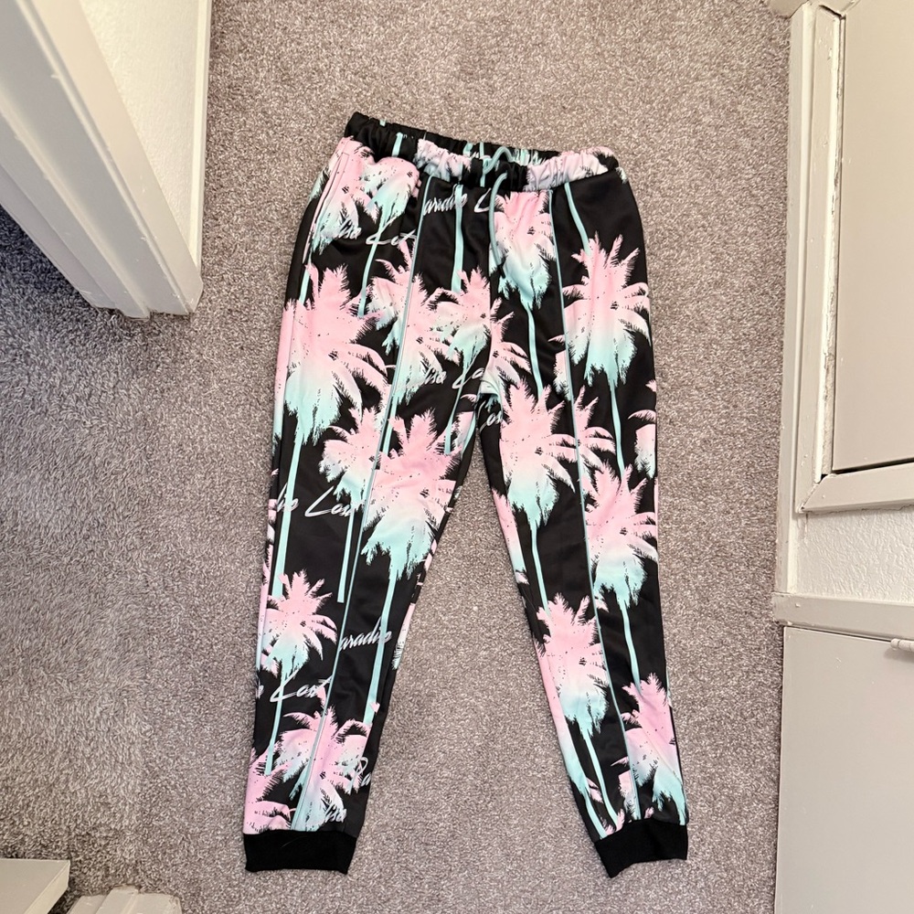 Tropical Print Men's Joggers